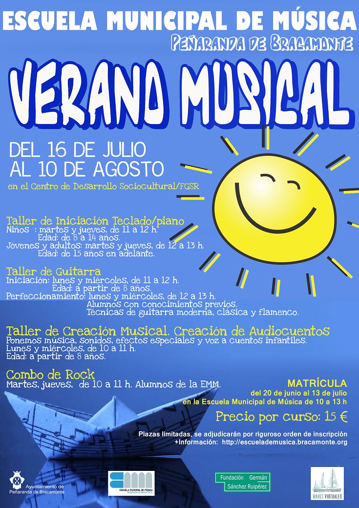 La Escuela de Música presenta su Verano Musical 2018